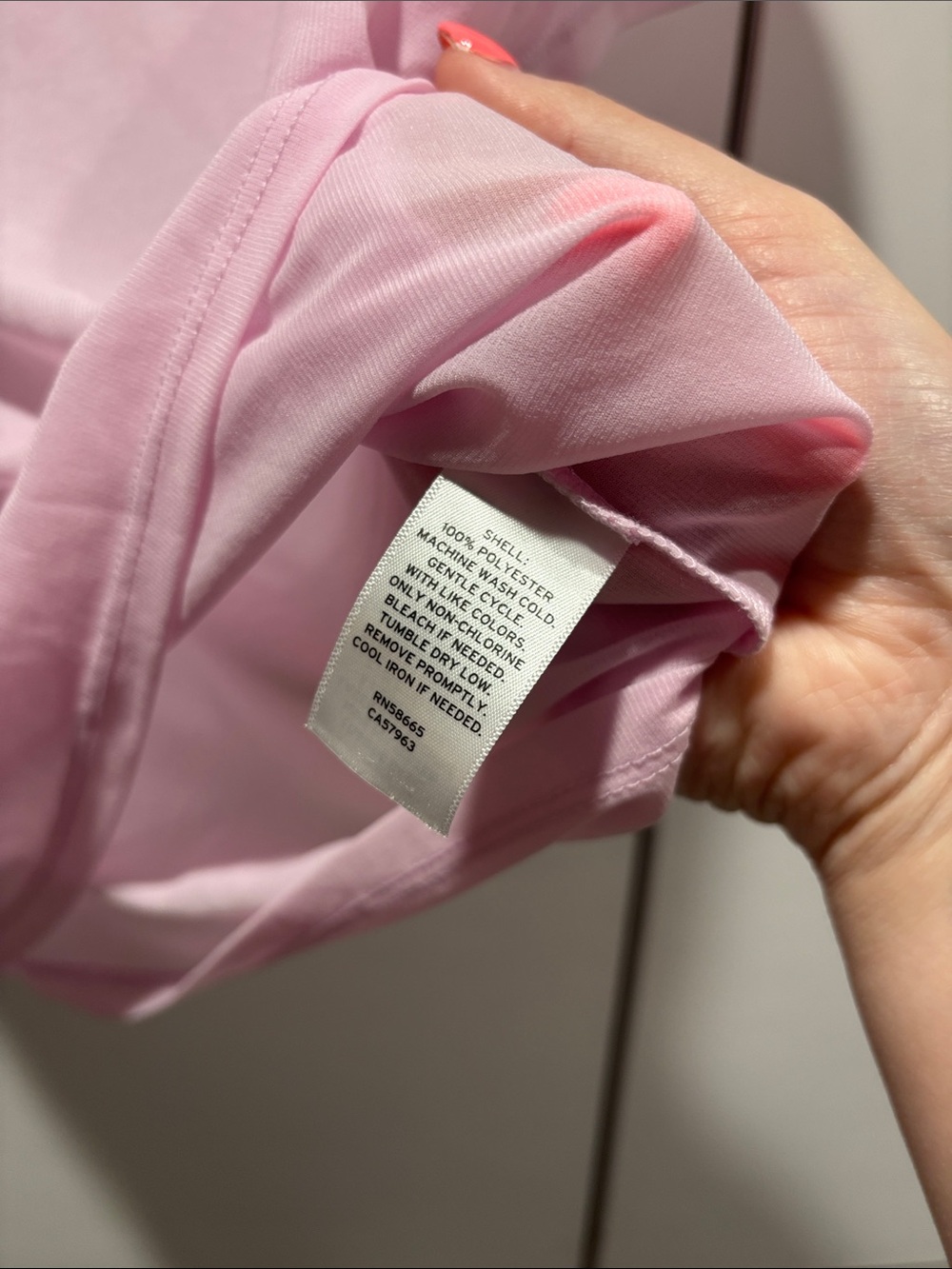 Open Edit Light Pink Crewneck Tee Sheer NWT size medium - Picture 3 of 3
